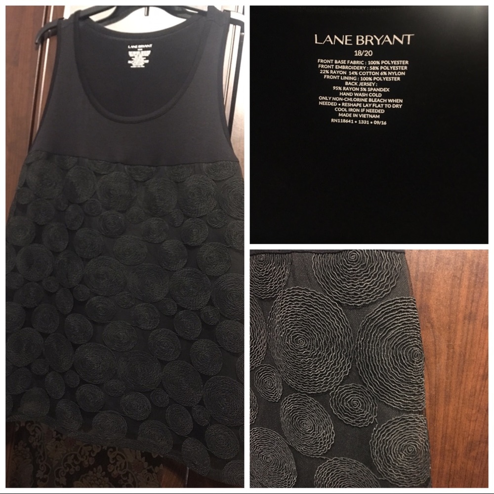 embroidered tank